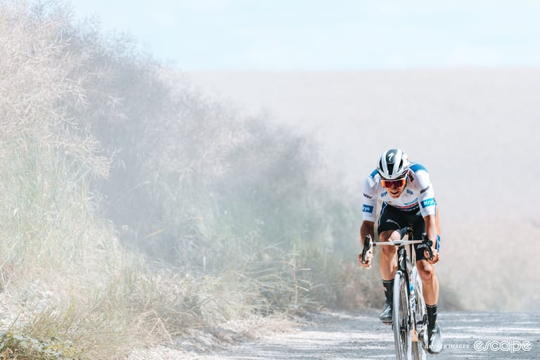Gallery: The GC favourites come out to play on the Tour's gravel stage
