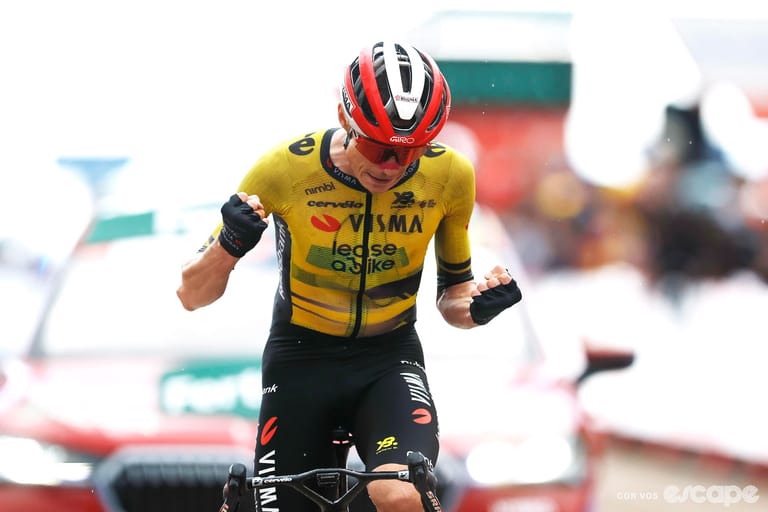 Vingegaard stamps his authority on stage 9 of the Vuelta, but Træen hangs on to the red jersey