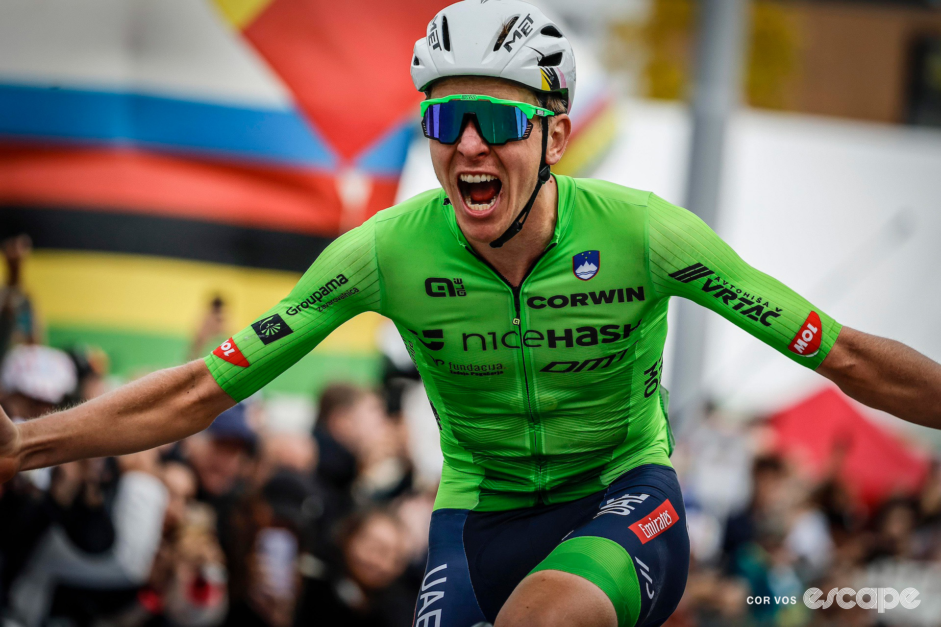 World Champs men's road race: Pogačar defies belief to take the rainbow jersey after 100km on the attack