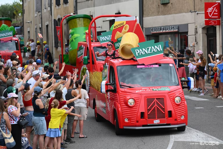 Tell us your secrets, Tour de France pesto truck