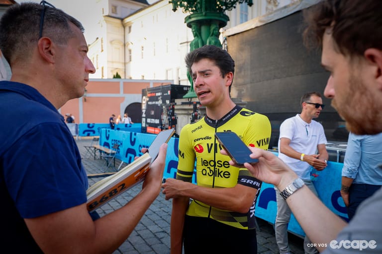 Cian Uijtdebroeks completes surprise transfer to Movistar