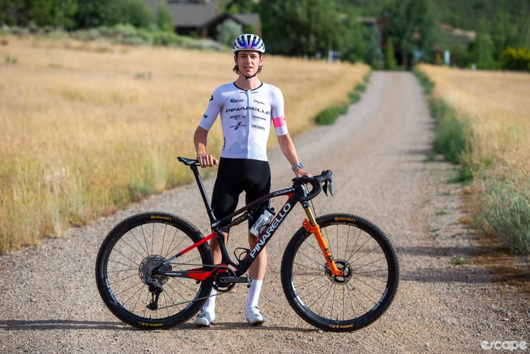 Leadville 100 bike gallery: Bradyn Lange's drop-bar Pinarello Dogma XC