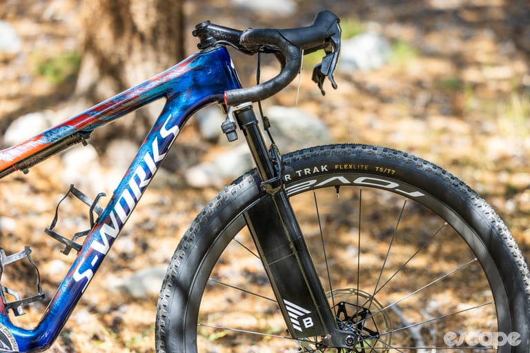 Spotted at Leadville 100: RockShox Black Box fork fairings