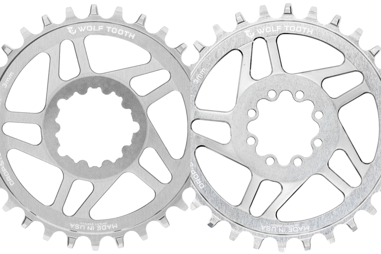 Wolf Tooth MTB Chainrings in silver